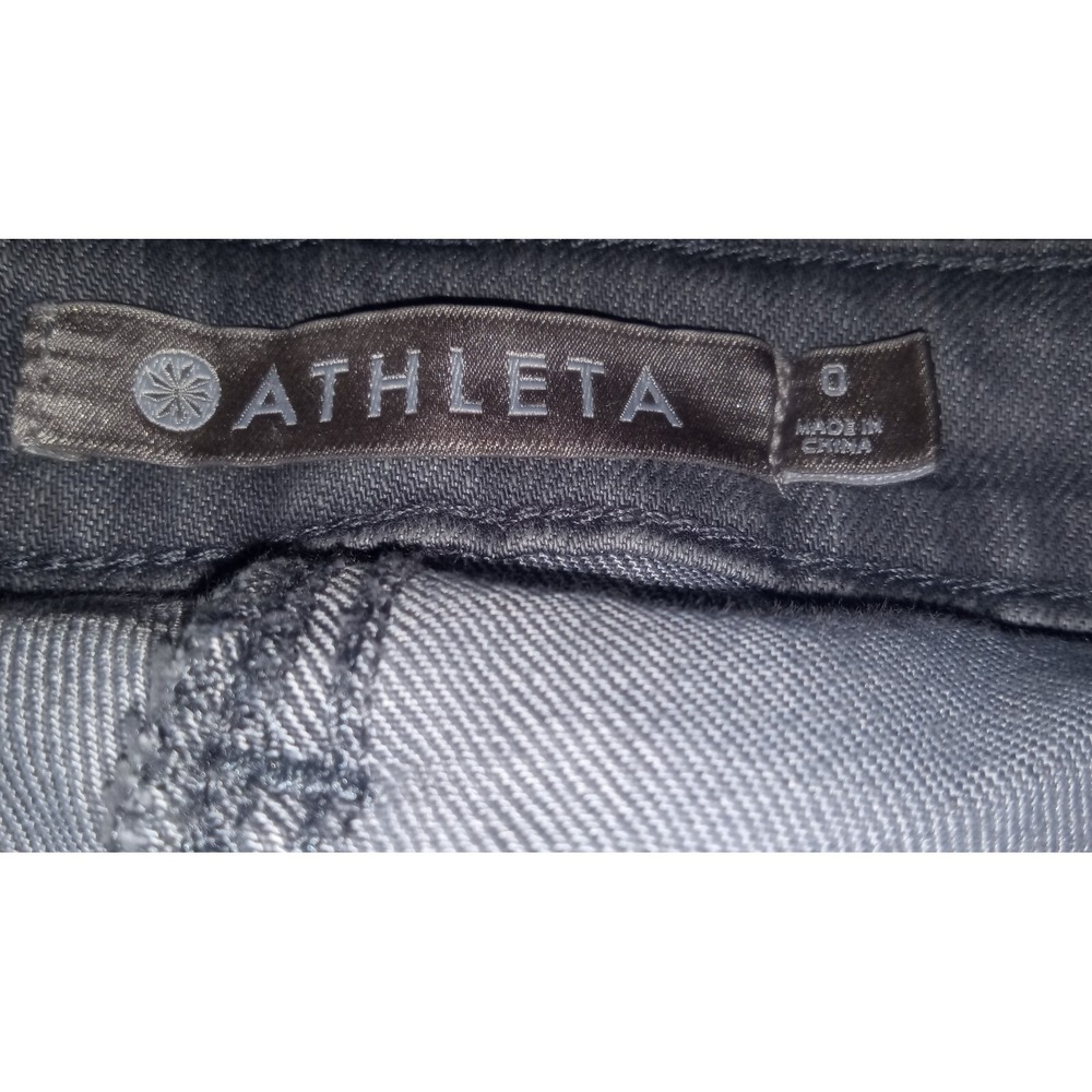 Women's Athleta Jeans Size 0 Color Gray Skinny Sexy Party Cocktail Night Fun - Picture 2 of 3